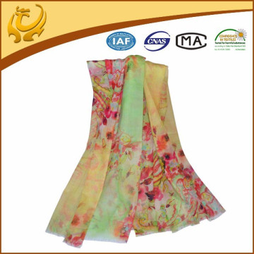 China Factory Material de lã Atacado Printed Woven Lady Acessórios de Moda Xaile de lã